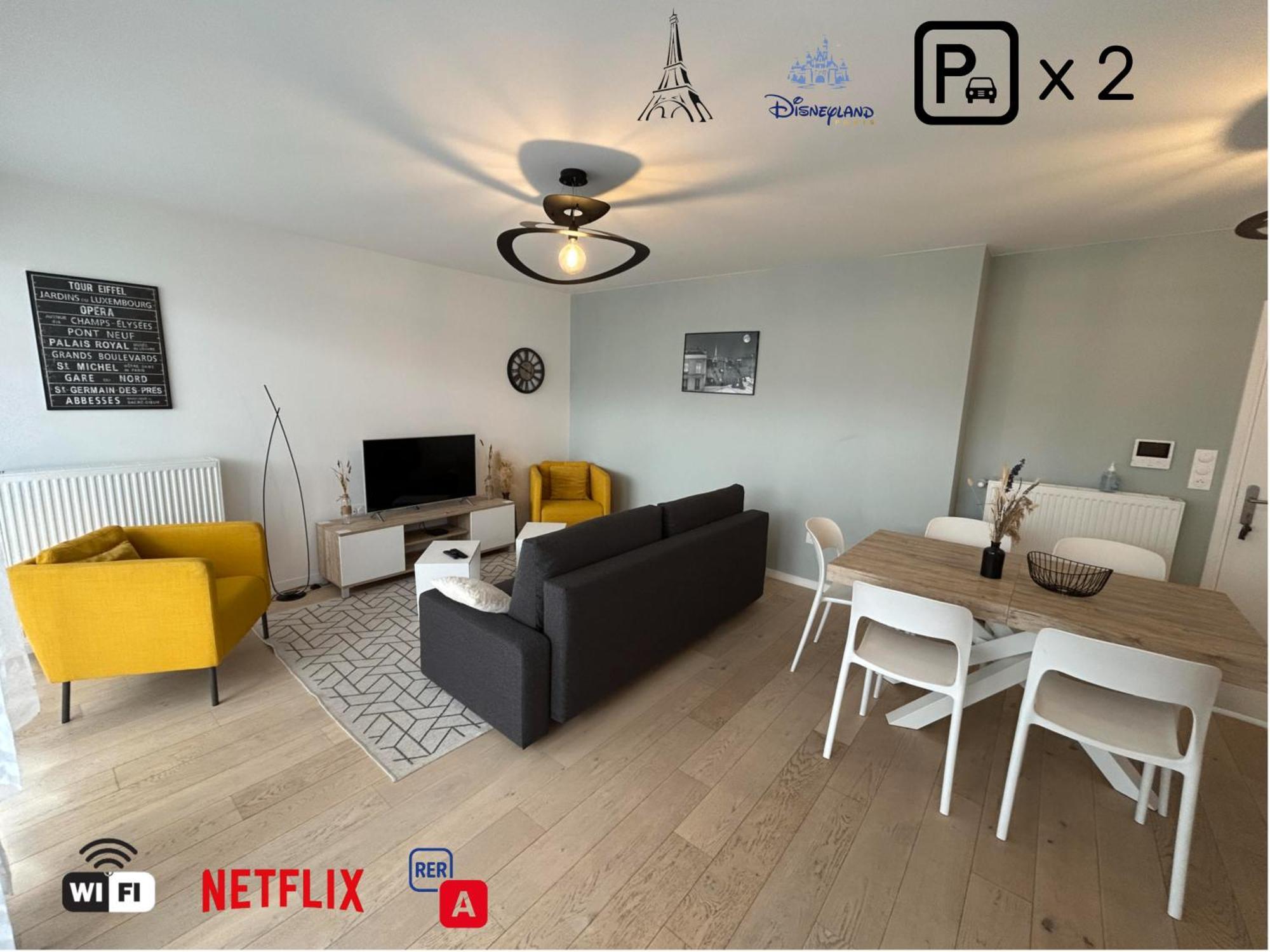 Le Repaire De Mickey Apartment Chessy  Exterior foto